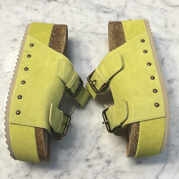 Free People x Intentionally Rule Breaker Platform Sandals Size 8.5 NEW - Picture 6 of 13